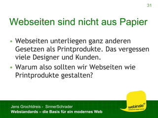 Webstandards für ein modernes Web