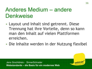 Webstandards für ein modernes Web