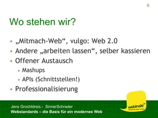Webstandards für ein modernes Web