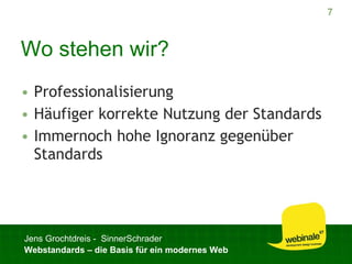 Webstandards für ein modernes Web