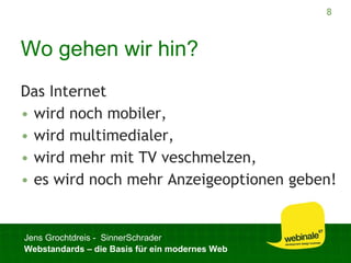 Webstandards für ein modernes Web