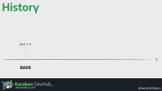 Karakun DevHub_
@HendrikEbbersdev.karakun.com
History
2002
Java 1.4
 