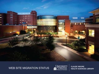 WEB SITE MIGRATION STATUS