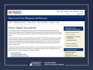 Web Update to Cabinet