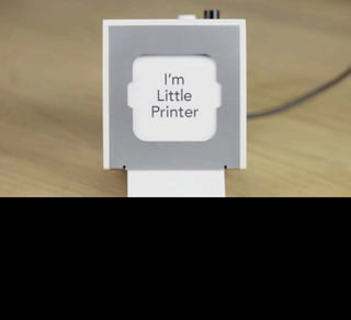 Can I ask how many of you have heard of Little Printer? And how many of you have bought one?

Well then, it’s just as well I’m here to tell you that Little Printer remains AVAILABLE AT BERGCLOUD.COM
 