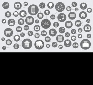 149 .99
       £
                                                                                                                                                                                       BPM




                                                     185lbs                                                                                 AAPL
                                                                                                                                      3.5




                                                                                                                      149 .99
                                                                                                                     £                             BPM



But in the end, for most of us, the most fascinating stuff comes in the weird combinations of data and technology that we’ve not yet thought of.

Many models of the future talk about the home and technology as somehow ‘magically’ working together, predicting when you’ll need light or heat, stringing together systems effortlessly around
the place.

The problem with most of those has been that they’re like boiling the ocean. There are many disparate components to any given system, and no individual problem seems fascinating enough to
upgrade your lights, heating, phone and the dozen other systems that you need to make them function.

But if the infrastucture is already there - if the devices are just sitting there prepared to push out data, and waiting for instructions - if EVERY device out there is doing it... Well then, we’re already
bootstrapped, and we’re only limited by our imaginations.
 