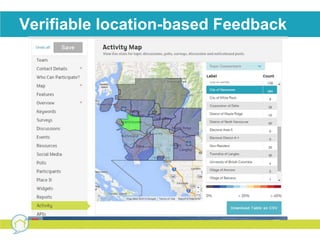 Verifiable location-based Feedback 
 