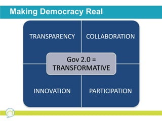 Making Democracy Real 
 
