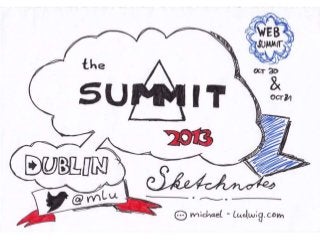 Dublin Web Summit 2013 Sketchnotes