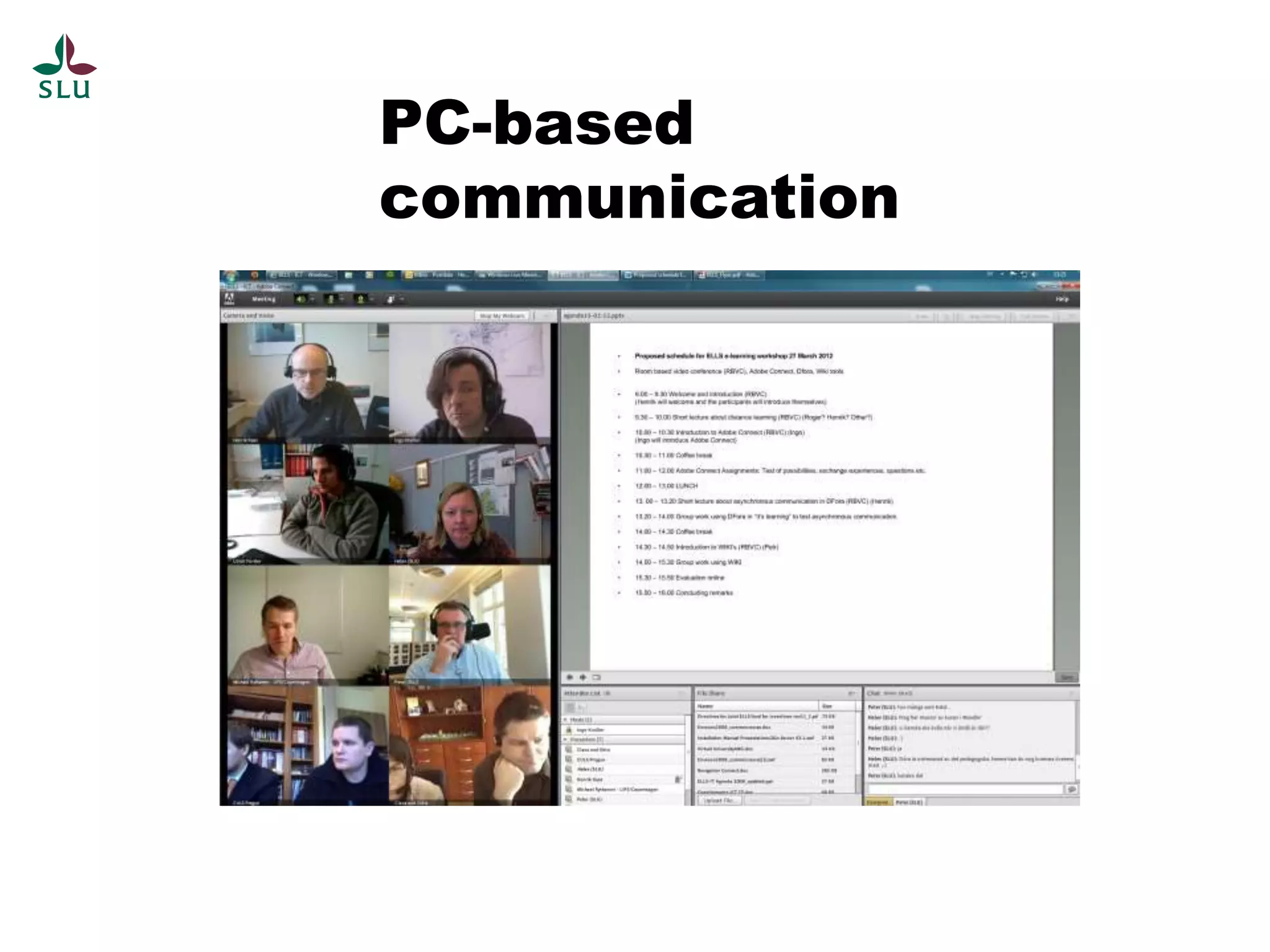 PC-based
communication