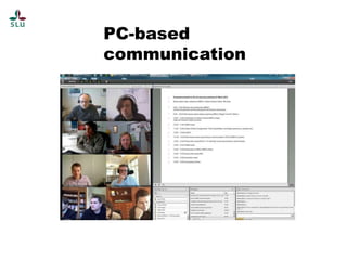 PC-based
communication

 