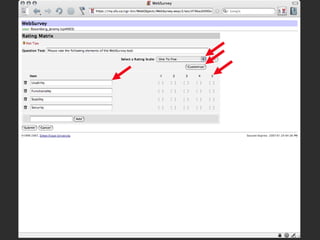 RATINGS MATRIX 1 TO 5
 