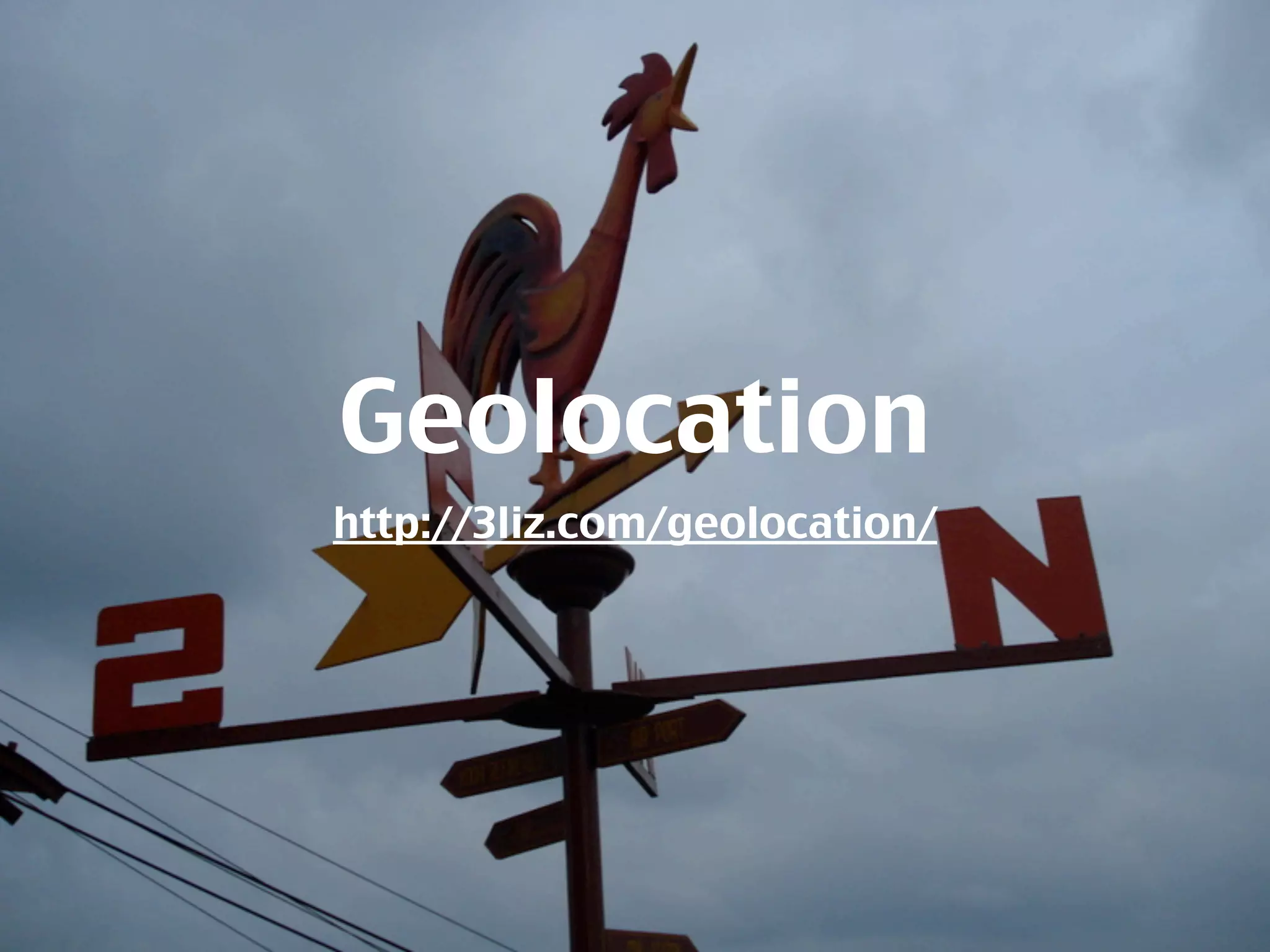 Geolocation
http://3liz.com/geolocation/
 