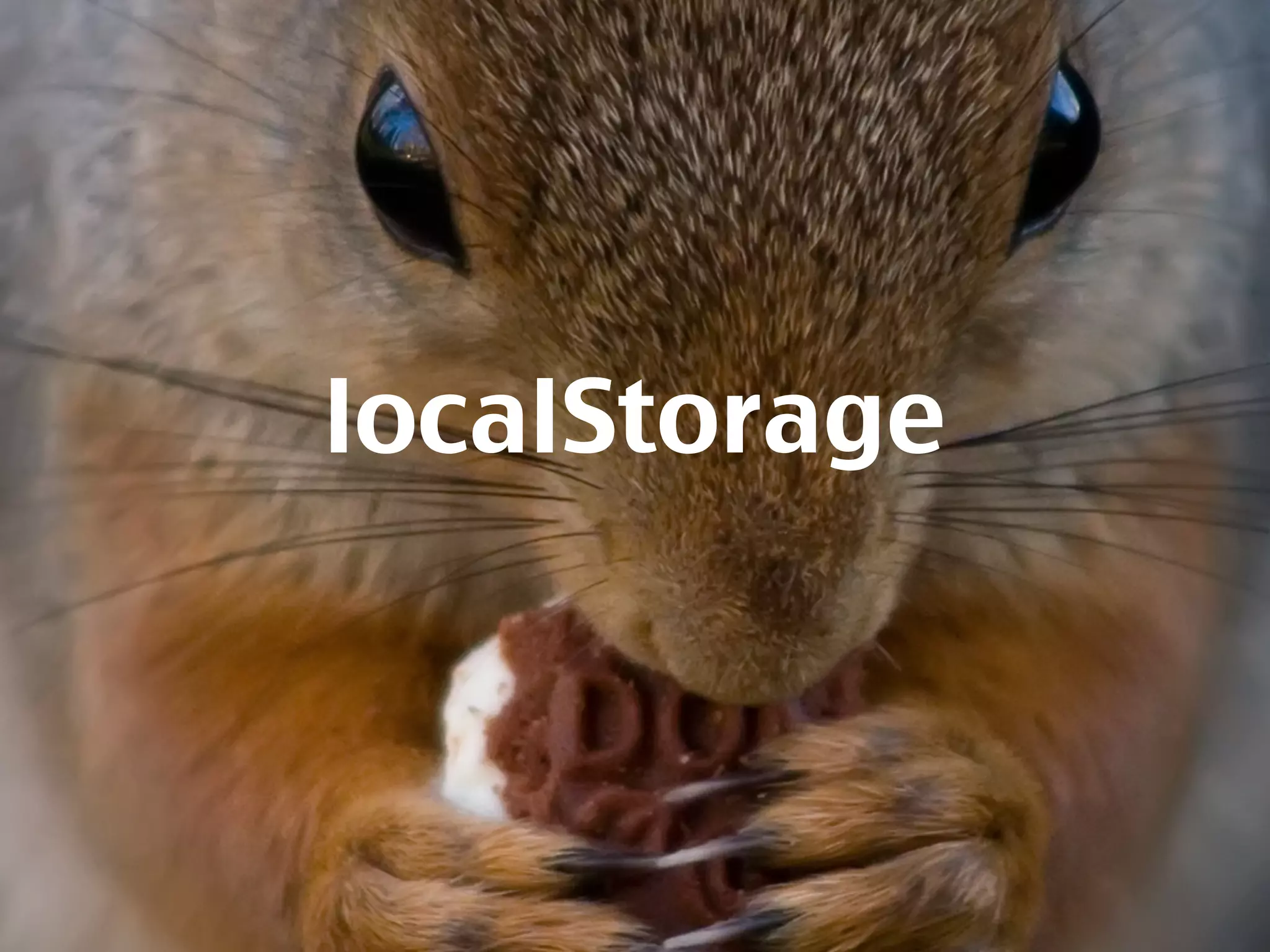 localStorage
 
