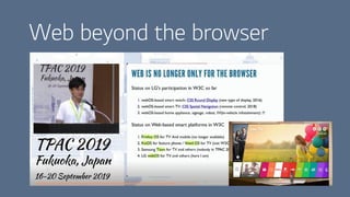 Web beyond the browser
 
