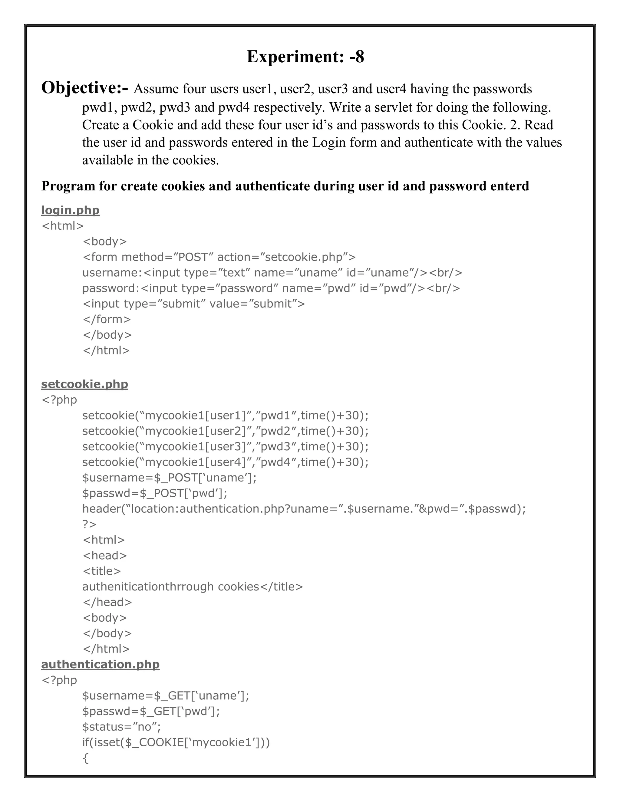 Web Technology Lab files with practical | PDF