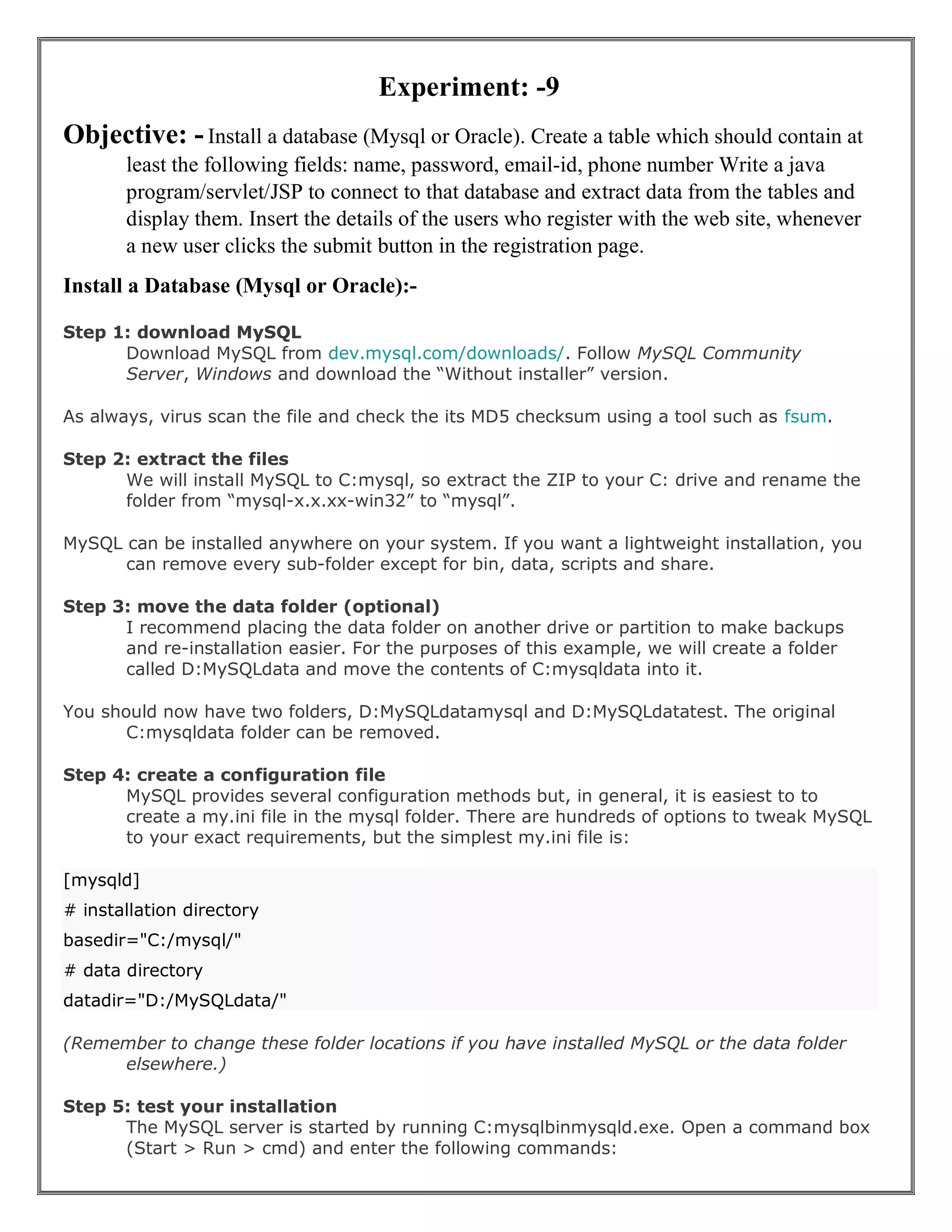 Web Technology Lab files with practical | PDF