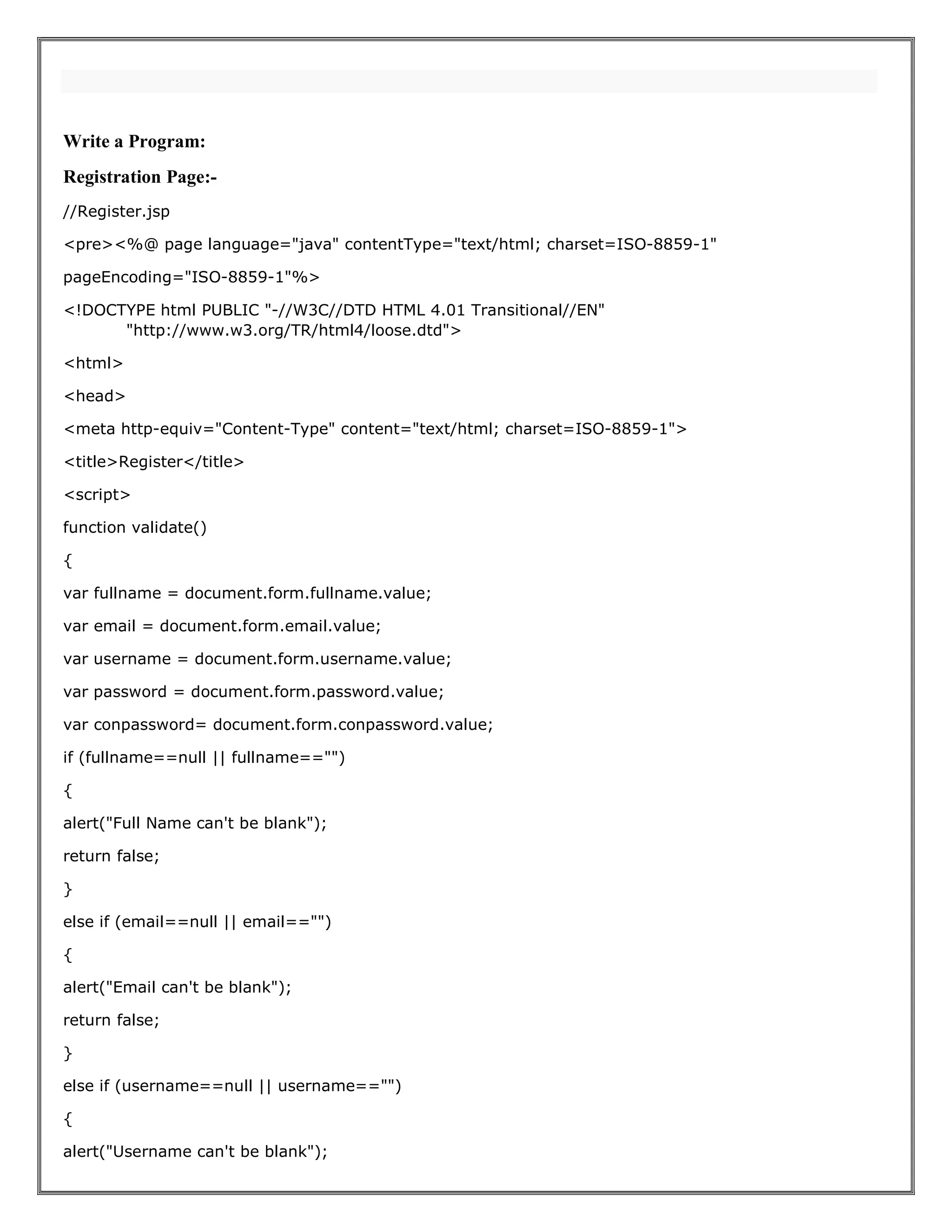 Web Technology Lab files with practical | PDF