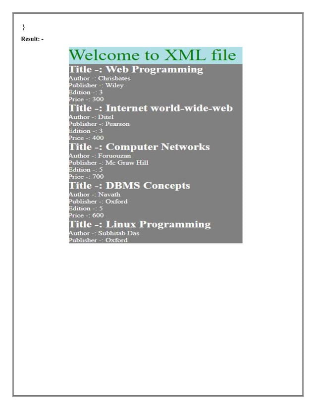 Web Technology Lab files with practical | PDF