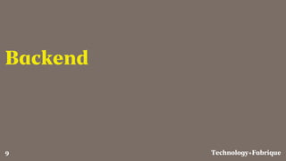Fabrique
Backend
Technology+9
 