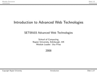 Web technologies | PDF