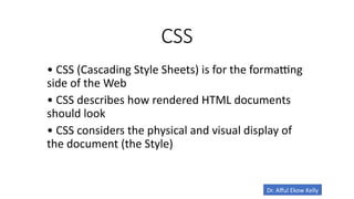Comprehensive Guide to CSS: Styling and Formatting Web Pages ...