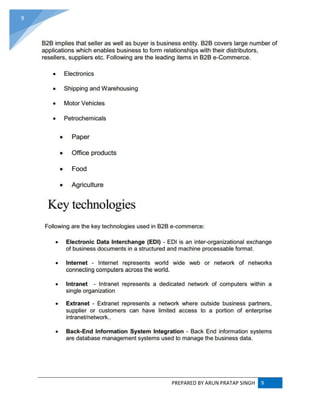 PREPARED BY ARUN PRATAP SINGH 9
9
 