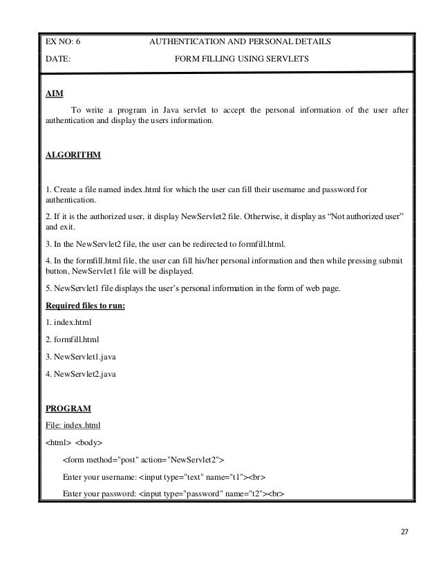 Web technology lab manual