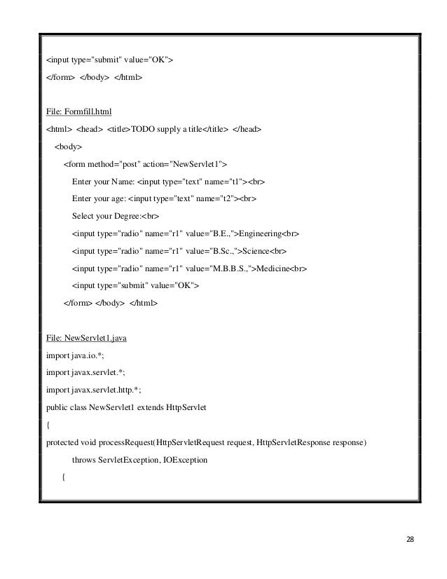 Web technology lab manual