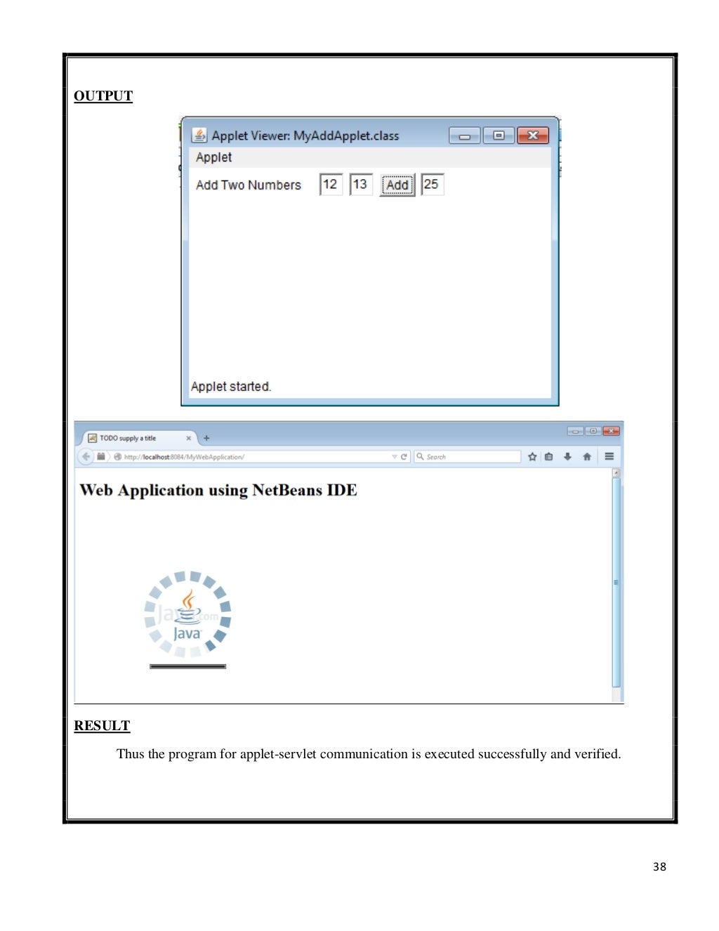 Web technology lab manual