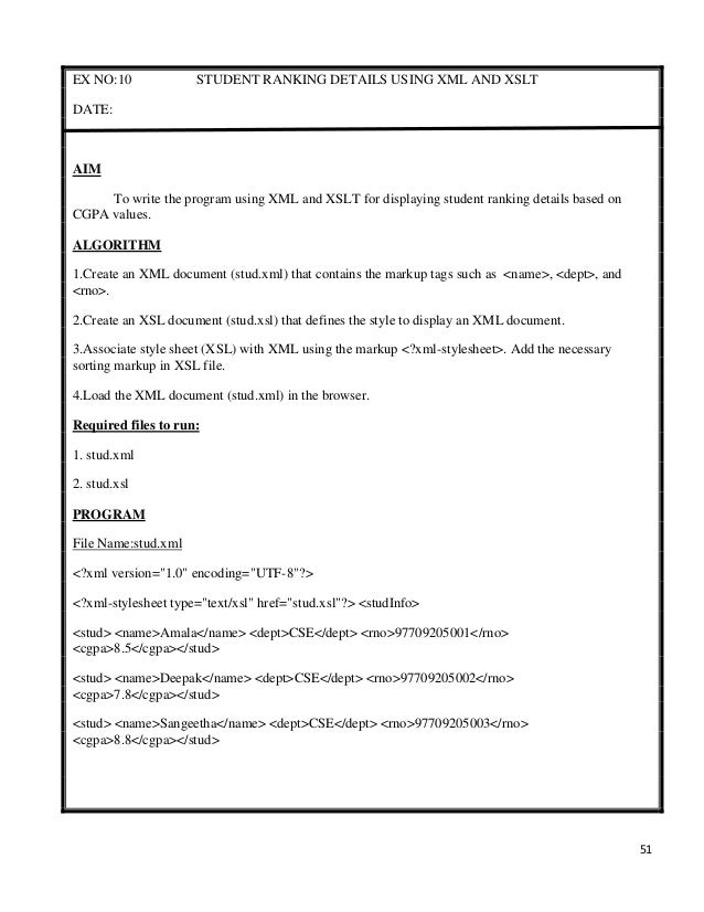 Web technology lab manual