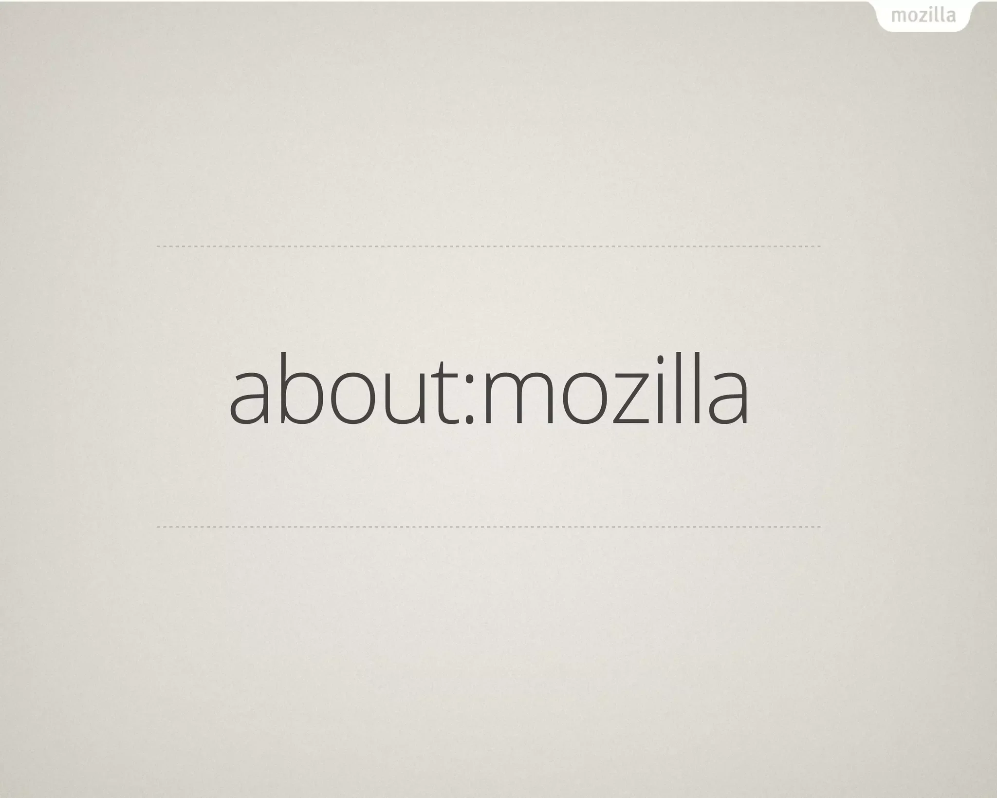 about:mozilla
 