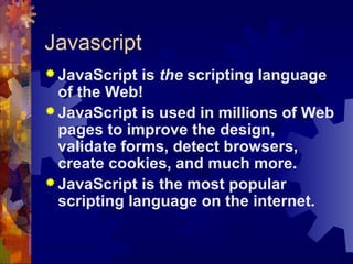 Web technology today | PPT
