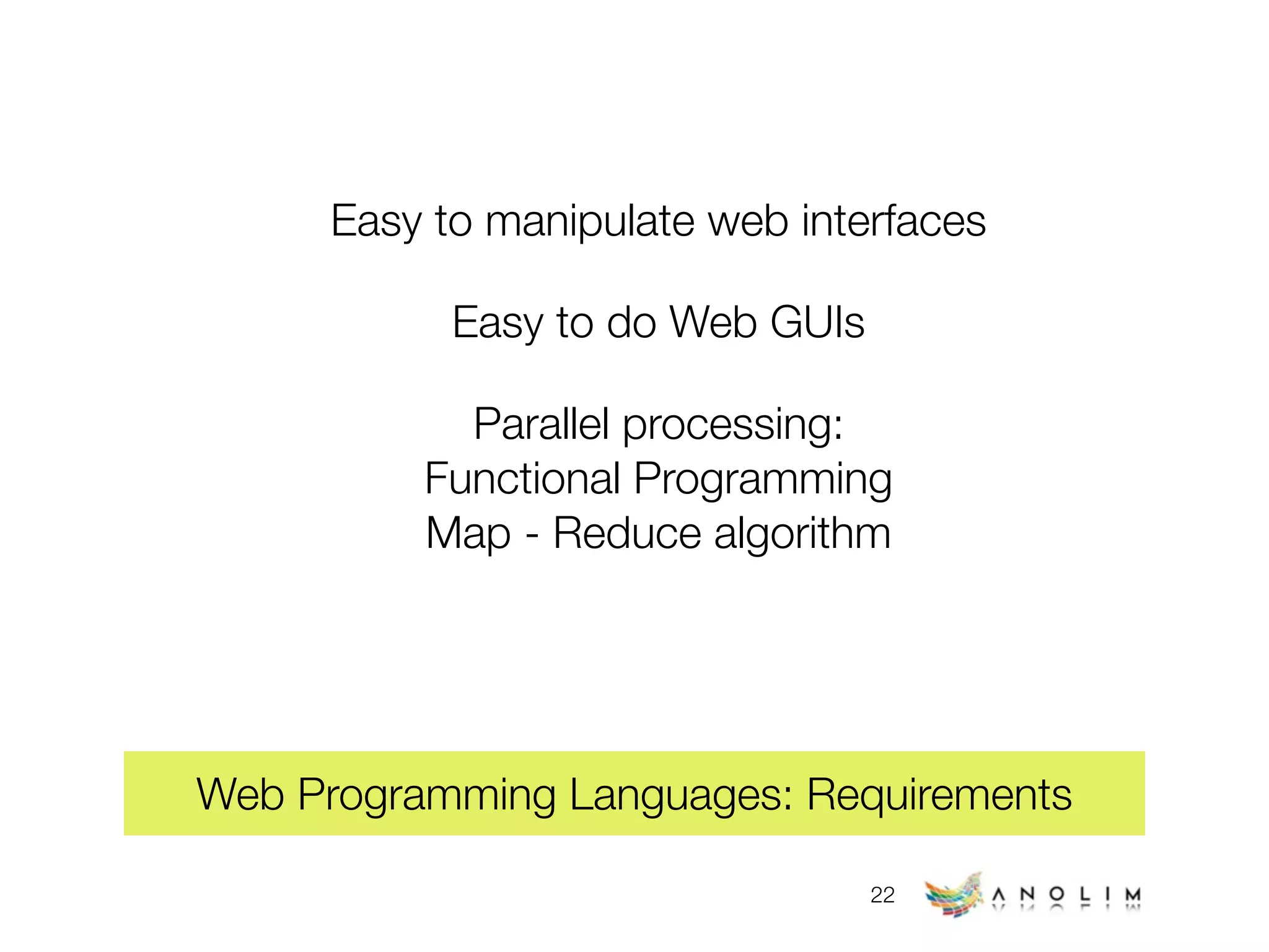 Web Technology Trends (early 2009)