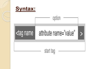 Syntax:
 