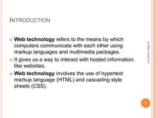 Web Technology Unit 1 | PPT
