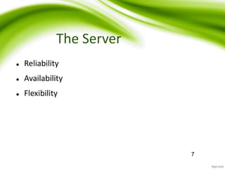 Client-server technology in web design | PPTX