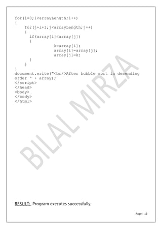 Learn JavaScript HTML & CSS | PDF