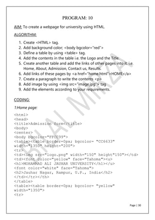 Learn JavaScript HTML & CSS | PDF
