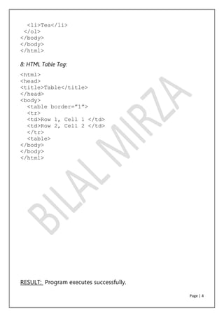 Learn JavaScript HTML & CSS | PDF