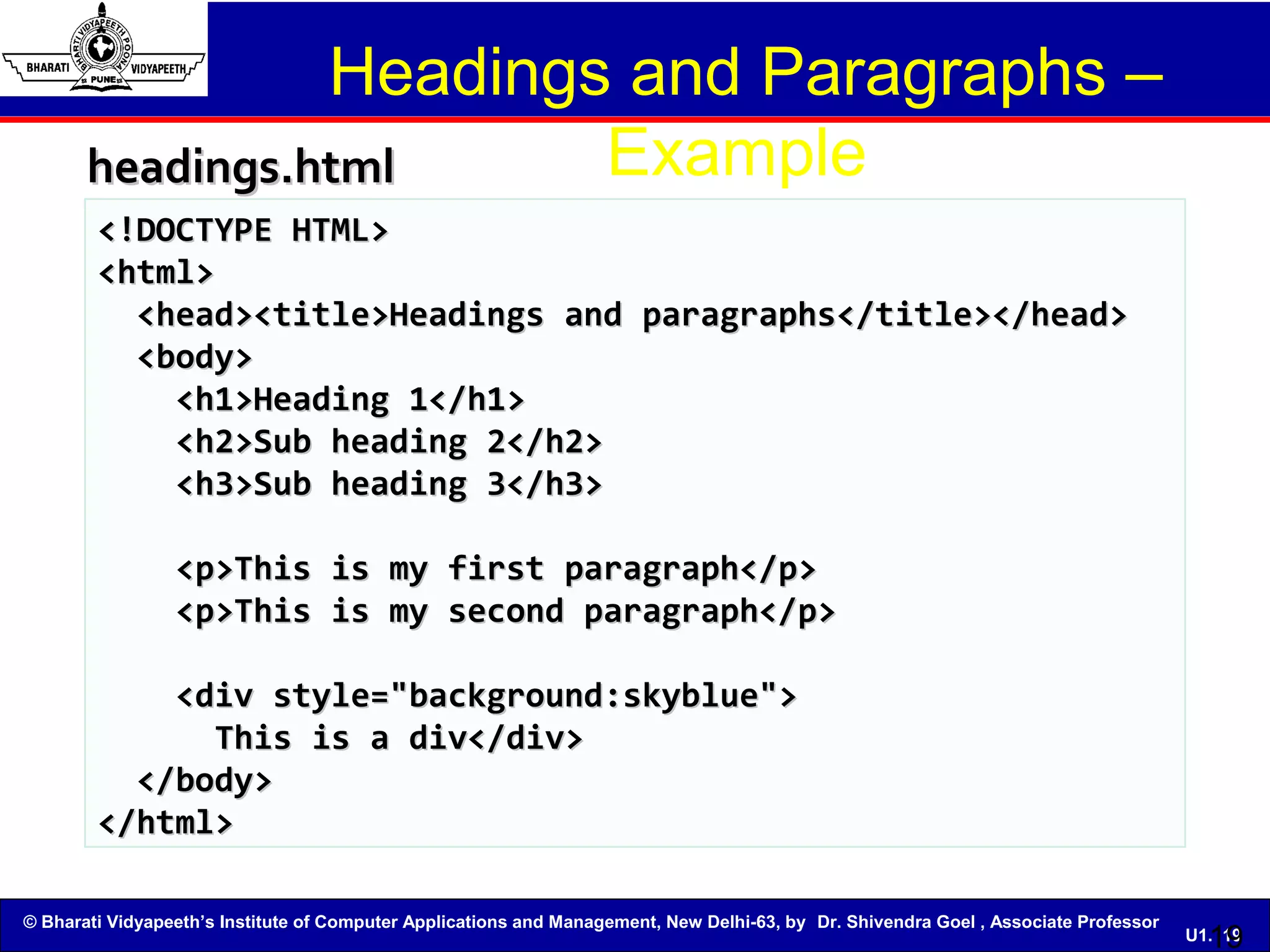 Web tech html css js | PPT