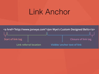 Link Anchor 
 