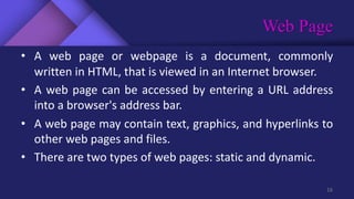 Web Terminology | PPT