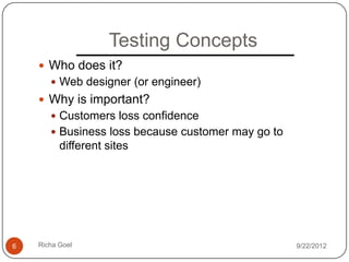 Web Application Testing | PPTX