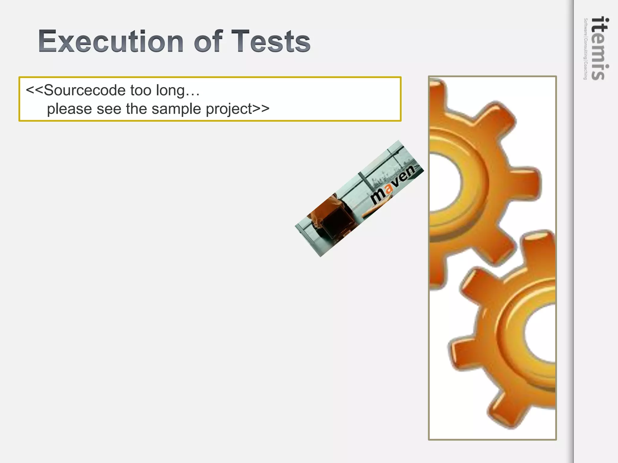 Webtests Reloaded - Webtest with Selenium, TestNG, Groovy and Maven