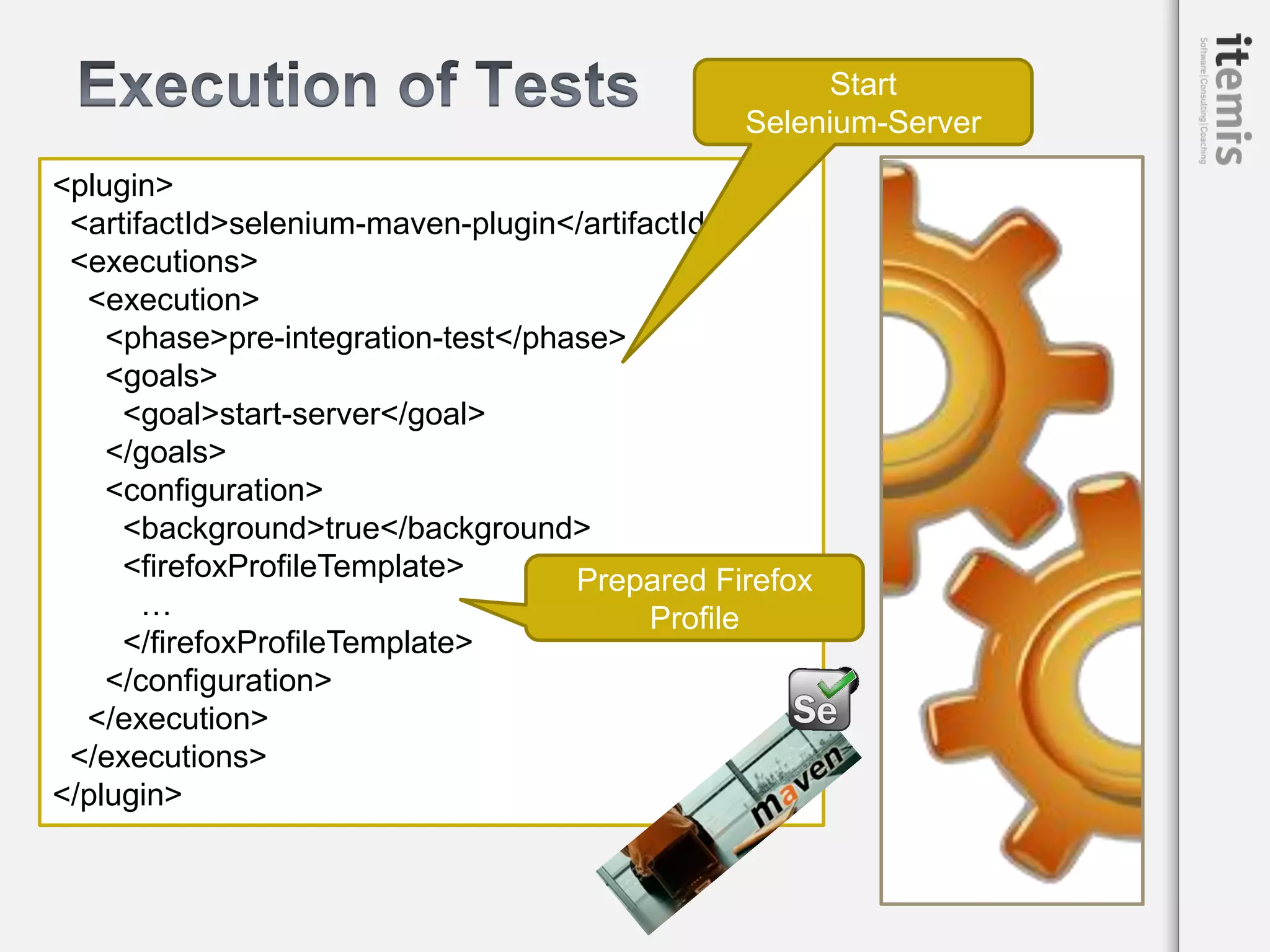 Webtests Reloaded - Webtest with Selenium, TestNG, Groovy and Maven