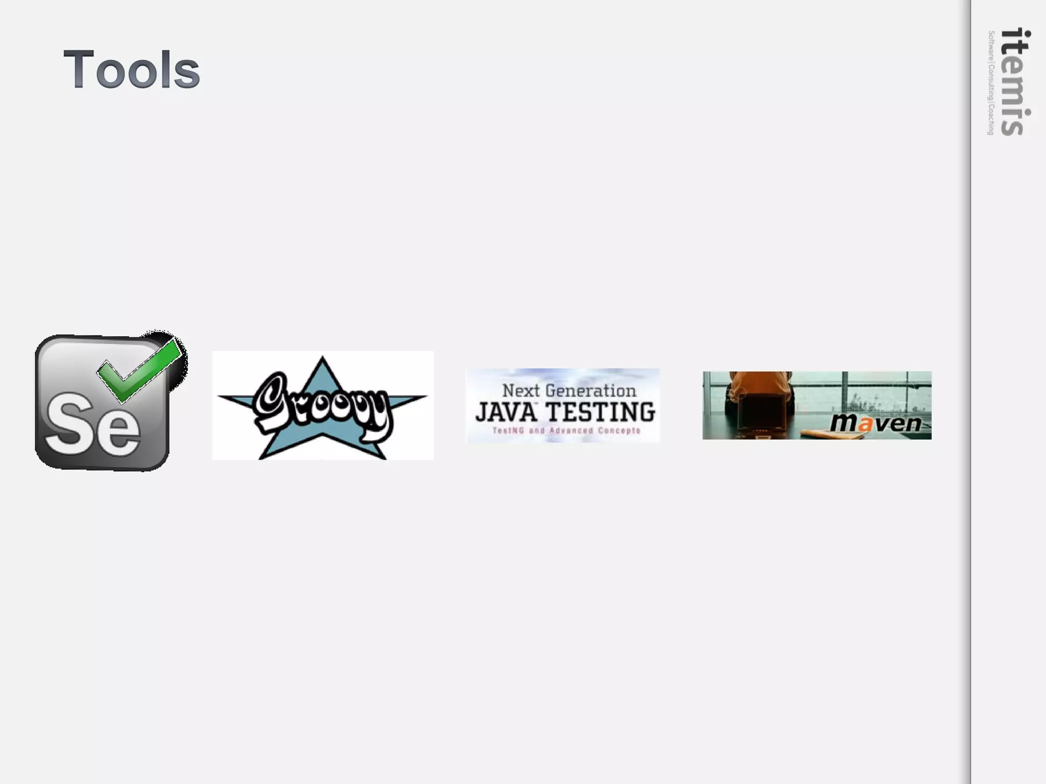 Webtests Reloaded - Webtest with Selenium, TestNG, Groovy and Maven