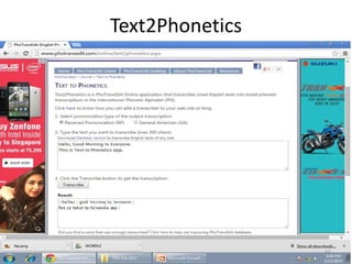 Text2Phonetics
41
 