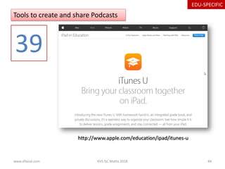 Web Tools & Mobile Apps for Teaching and Learning Mathematics (2018) | PDF
