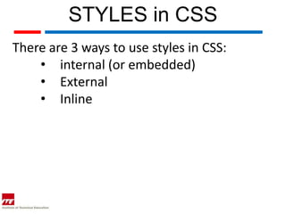 Web topic 15 1 basic css layout | PPT